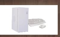 TEKPC PC5 INTEL PENTIUM 2.80GHZ  Çift Çekirdekli 8GB 240GB DOS Beyaz Masaüstü Bilgisayar